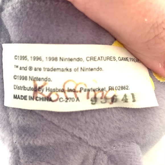 Koffing Plushie 1998 Nintendo Pokémon Stuffed Animal Toys Kids - Picture 2 of 2